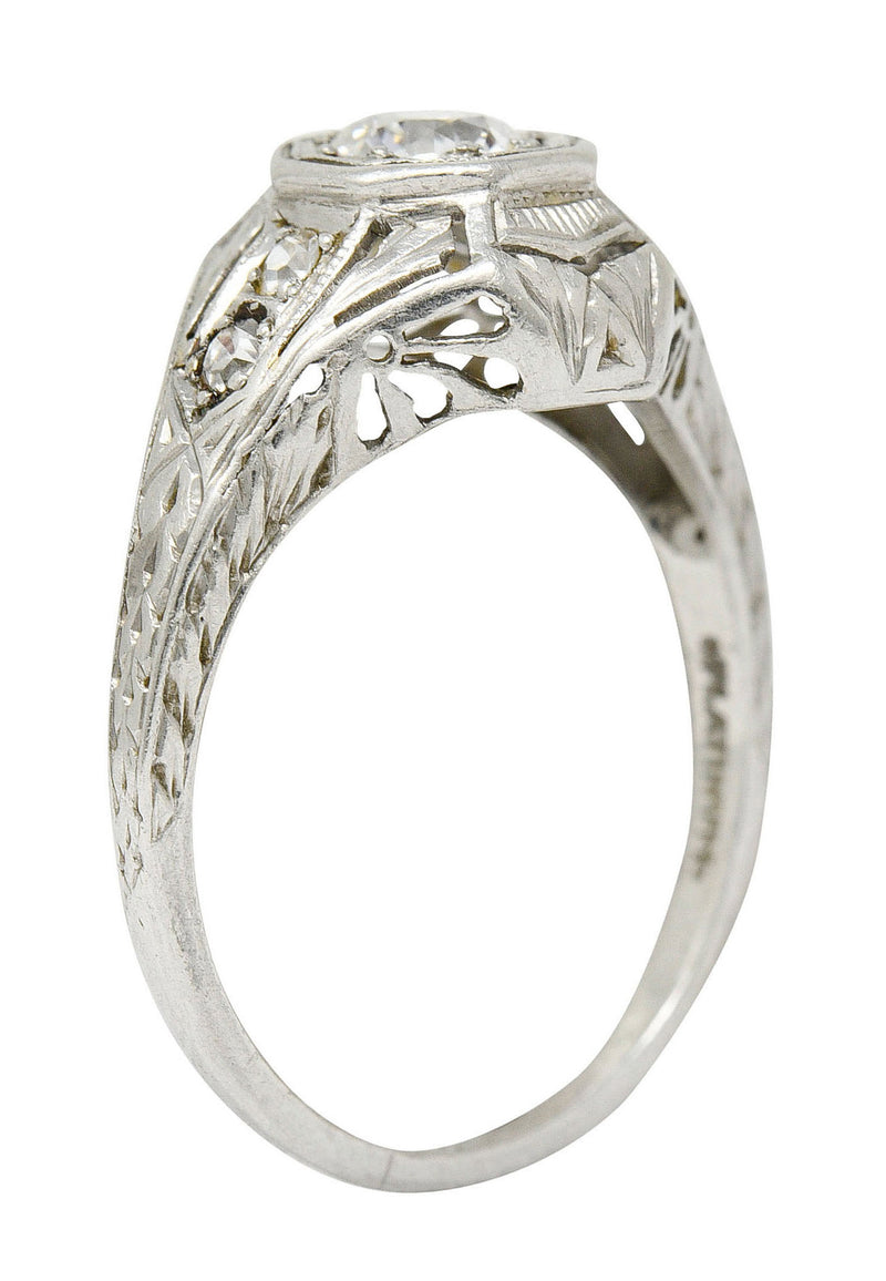 Gorgeous Estate Ladies 14K Gold 3/4 Ct Diamond Wedding/Engagement Ring Wrap  | eBay