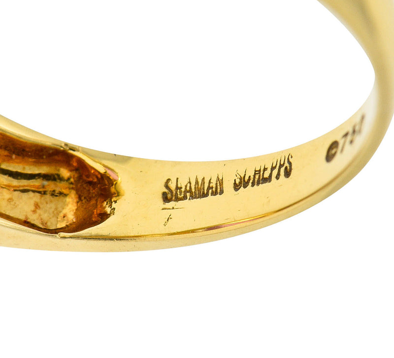 Seaman Schepps Kunzite Topaz 18 Karat Gold Cocktail RingRing - Wilson's Estate Jewelry