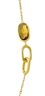 Marco Bicego Italian Multi-Gem 18 Karat Gold Murano Station NecklaceNecklace - Wilson's Estate Jewelry