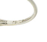 Art Deco 0.73 CTW Diamond Sapphire 19 Karat White Gold Band RingRing - Wilson's Estate Jewelry