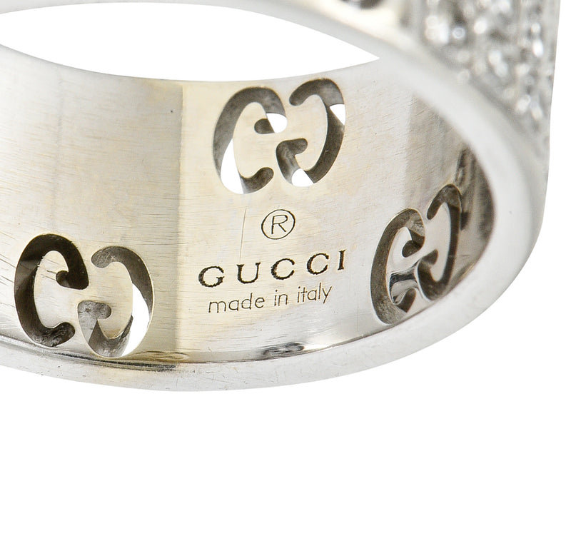 Gucci 1.25 CTW Pave Diamond 18 Karat Gold Stardust Band Ring | Wilson's ...