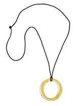Elsa Peretti Large Tiffany & Co. 18 Karat Gold Sevillana Pendant NecklaceNecklace - Wilson's Estate Jewelry
