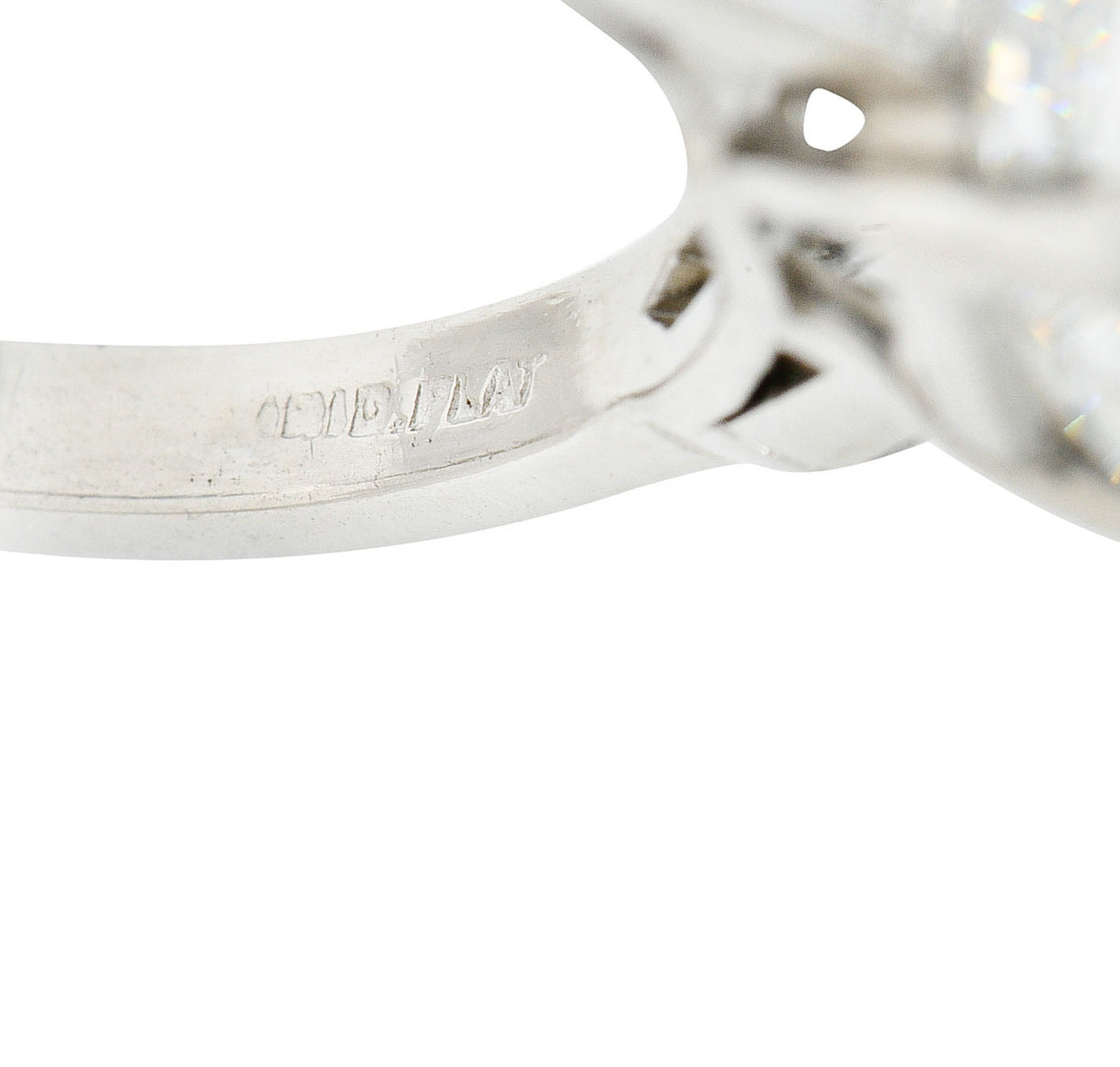 Tiffany & Co. 4.28 CTW Asscher Diamond Platinum Engagement RingRing - Wilson's Estate Jewelry