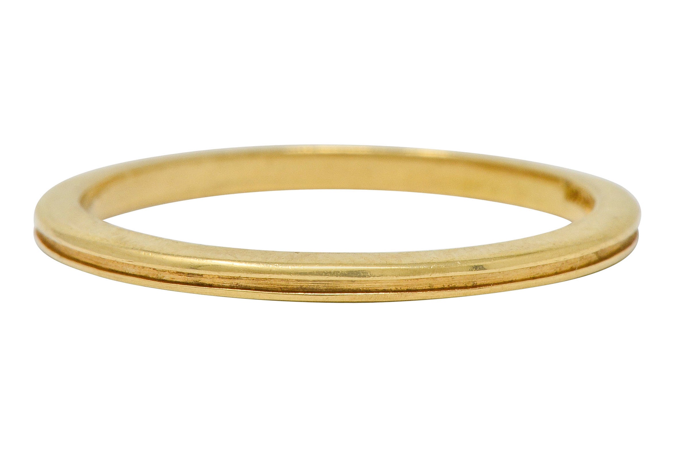 Tiffany & Co. Vintage 18 Karat Gold 1.7MM Stacking Band Ring - Wilson's Estate Jewelry