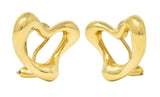 Elsa Peretti Tiffany & Co. 18 Karat Gold Open Heart Ear-Clip EarringsEarrings - Wilson's Estate Jewelry