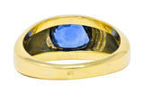 Schlumberger Tiffany & Co. Vintage 3.49 Ctw No Heat Ceylon Sapphire 18 Karat Gold Unisex RingRing - Wilson's Estate Jewelry