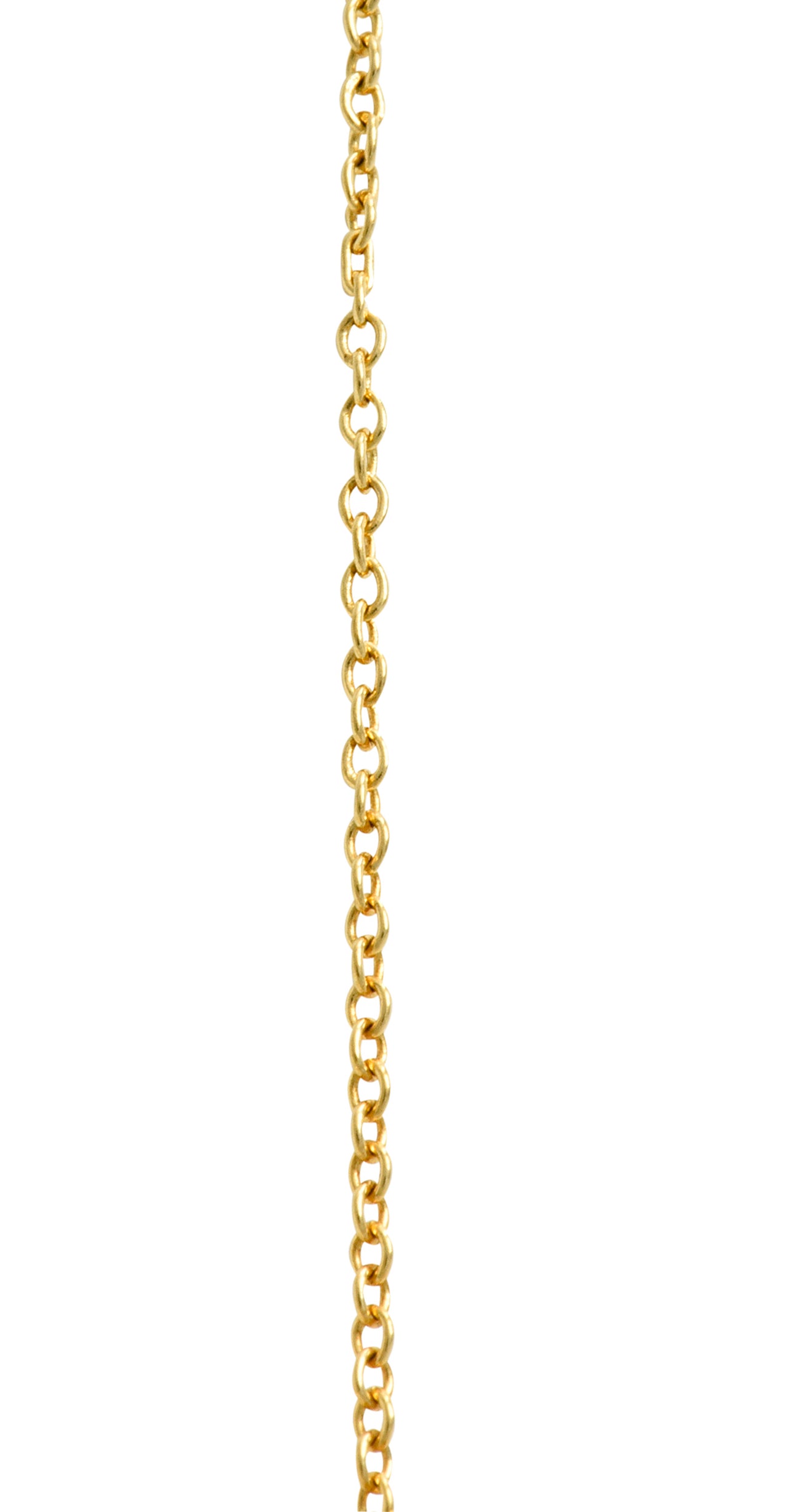 2003 Tiffany & Co. 18 Karat Gold Circular Atlas Pendant Necklace - Wilson's Estate Jewelry