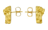 Vintage Kieselstein Cord Diamond 18 Karat Yellow Gold Chinese Lion EarringsEarrings - Wilson's Estate Jewelry