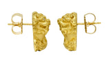 Vintage Kieselstein Cord Diamond 18 Karat Yellow Gold Chinese Lion EarringsEarrings - Wilson's Estate Jewelry