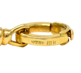 1970's David Webb Baroque Pearl Ruby Emerald 18 Karat Gold Gemstone NecklaceNecklace - Wilson's Estate Jewelry