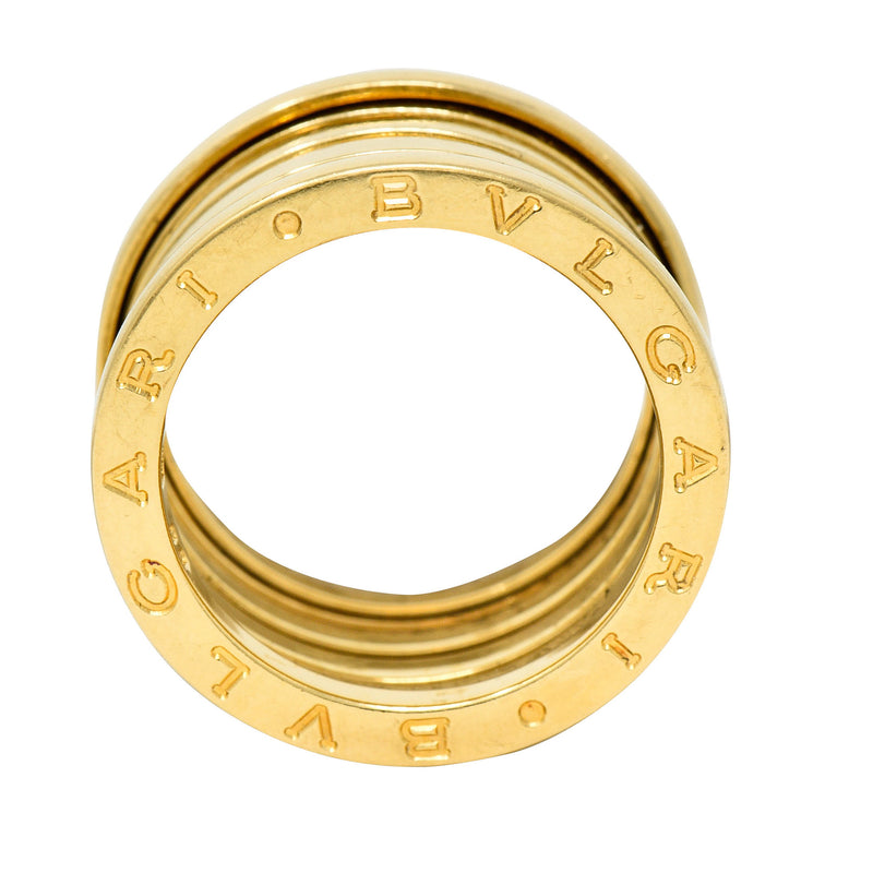 Bulgari 18 Karat Gold B.Zero 1 Tubogas Band RingRing - Wilson's Estate Jewelry