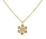 Bulgari Diamond 0.75 CTW Diamond 18 Karat Gold Fiocco De Neve Snowflake Necklace
