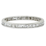 Art Deco 1.00 CTW Diamond Platinum Eternity Band RingRing - Wilson's Estate Jewelry