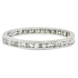 Art Deco 1.00 CTW Diamond Platinum Eternity Band RingRing - Wilson's Estate Jewelry