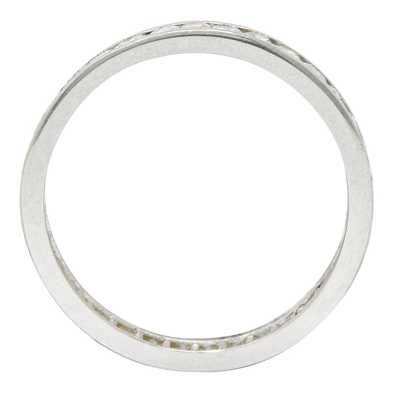 Art Deco 1.00 CTW Diamond Platinum Eternity Band RingRing - Wilson's Estate Jewelry