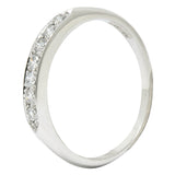 1950's Mid-Century 0.25 CTW Diamond Platinum Anniversary Band RingRing - Wilson's Estate Jewelry