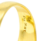 1980's Vintage Sapphire Diamond 18 Karat Gold Bypass RingRing - Wilson's Estate Jewelry