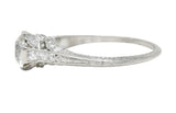 1926 Art Deco 1.62 CTW Diamond Platinum Engagement RingRing - Wilson's Estate Jewelry