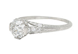 1926 Art Deco 1.62 CTW Diamond Platinum Engagement RingRing - Wilson's Estate Jewelry