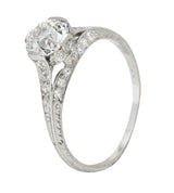 1926 Art Deco 1.62 CTW Diamond Platinum Engagement RingRing - Wilson's Estate Jewelry