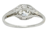 Art Deco 1.58 CTW Diamond Platinum Engagement RingRing - Wilson's Estate Jewelry