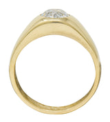 C.D. Peacock 1.75 CTW Old European Cut Diamond 14 Karat Gold Unisex RingRing - Wilson's Estate Jewelry