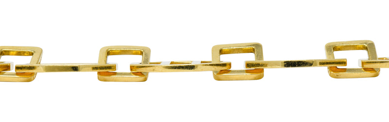 Paloma Picasso Tiffany & Co. Vintage 18 Karat Gold Octagonal Link Braceletbracelet - Wilson's Estate Jewelry