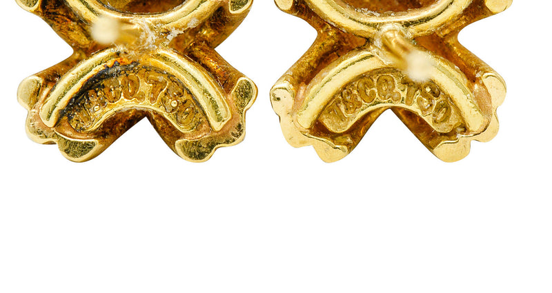 Tiffany & Co. 18 Karat Gold Signature X Stud EarringsEarrings - Wilson's Estate Jewelry