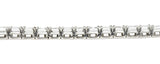 1950's Mid-Century 19.25 CTW Step Cut Diamond Platinum Tennis Line Braceletbracelet - Wilson's Estate Jewelry