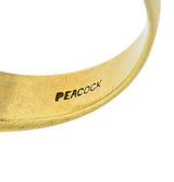 C.D. Peacock Art Deco Diamond Sapphire Platinum 15 Karat Gold Unisex Ring