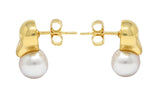 Mikimoto Vintage Cultured Pearl 18 Karat Gold Stud EarringsEarrings - Wilson's Estate Jewelry