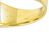 1960's Vintage 1.95 CTW Sapphire Diamond 18 Karat Gold Band RingRing - Wilson's Estate Jewelry