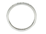 Vintage Single Baguette Cut Diamond Platinum Channel Band RingRing - Wilson's Estate Jewelry