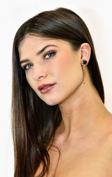 Tiffany & Co. Vintage Amethyst Diamond 18 Karat Gold Ear-Clip EarringsEarrings - Wilson's Estate Jewelry