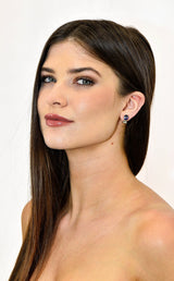 Contemporary 3.32 CTW Tanzanite Diamond 14 Karat Gold EarringsEarrings - Wilson's Estate Jewelry