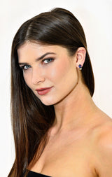 Contemporary 3.32 CTW Tanzanite Diamond 14 Karat Gold EarringsEarrings - Wilson's Estate Jewelry