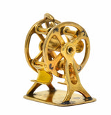 Retro 14 Karat Gold Rotating Ferris Wheel Charm Circa 1950charm - Wilson's Estate Jewelry