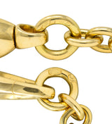 Gucci 18 Karat Yellow Gold Horsebit Link Vintage Chain Necklace Wilson's Estate Jewelry