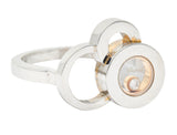 Chopard Happy Diamond 18 Karat Two-Tone Gold Happy Dreams Ring Wilson's Antique & Estate Jewelry