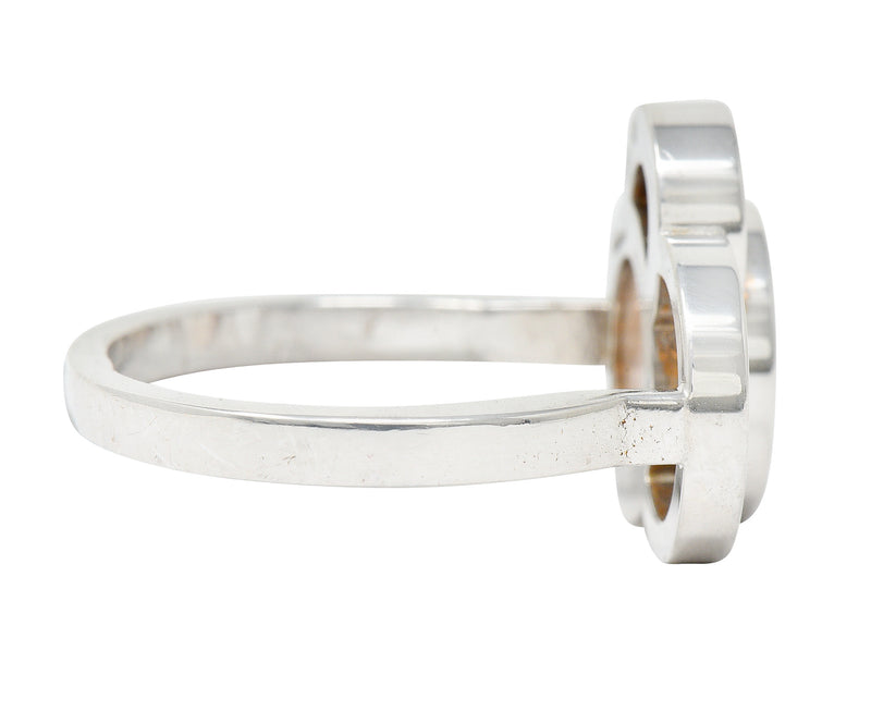 Chopard Happy Diamond 18 Karat Two-Tone Gold Happy Dreams Ring Wilson's Antique & Estate Jewelry
