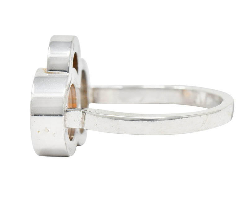 Chopard Happy Diamond 18 Karat Two-Tone Gold Happy Dreams Ring Wilson's Antique & Estate Jewelry