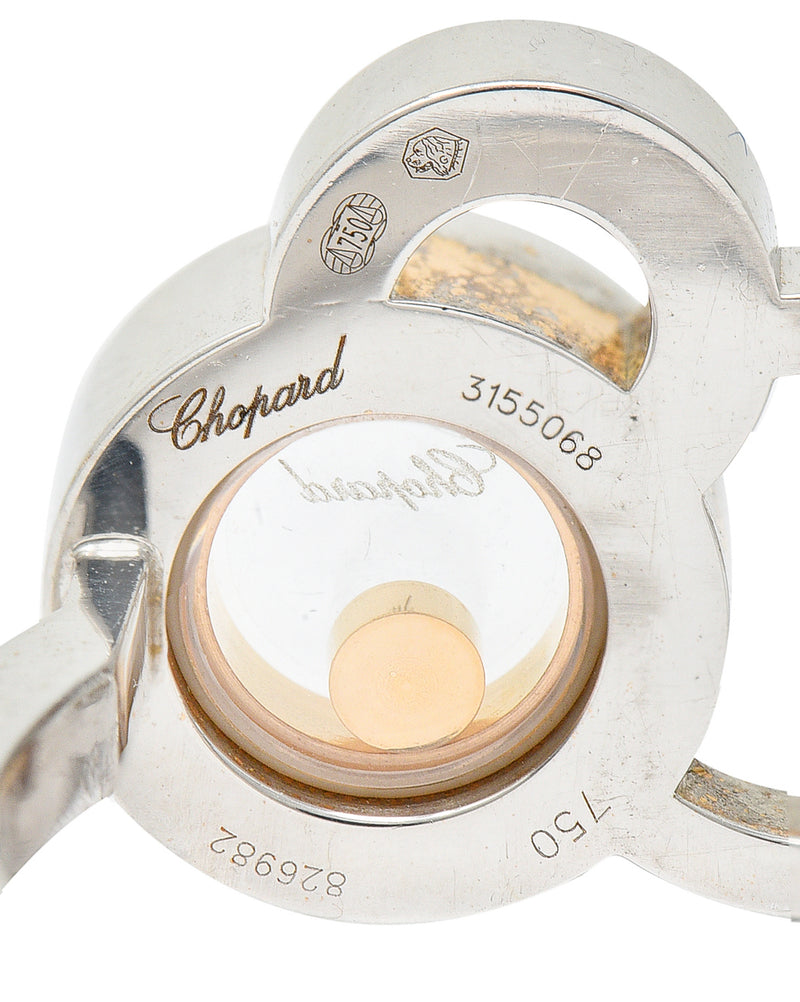Chopard Happy Diamond 18 Karat Two-Tone Gold Happy Dreams Ring Wilson's Antique & Estate Jewelry