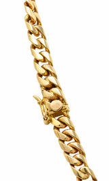 1980's Vintage Opal Diamond 18 Karat Two-Tone Gold Statement NecklaceNecklace - Wilson's Estate Jewelry