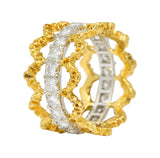 Buccellati Vintage 1.00 CTW Diamond 18 Karat Gold Italian Eternity Band RingRing - Wilson's Estate Jewelry