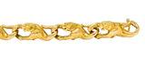 Carrera Y Carrera Vintage 18 Karat Gold Panther Link Braceletbracelet - Wilson's Estate Jewelry