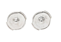 Cartier Vintage 9.28 CTW Diamond South Sea Pearl 18 Karat White Gold Flower Earrings