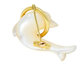 Tiffany & Co. Mother-Of-Pearl 18 Karat Gold Dolphin BroochBrooch - Wilson's Estate Jewelry