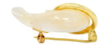 Tiffany & Co. Mother-Of-Pearl 18 Karat Gold Dolphin BroochBrooch - Wilson's Estate Jewelry