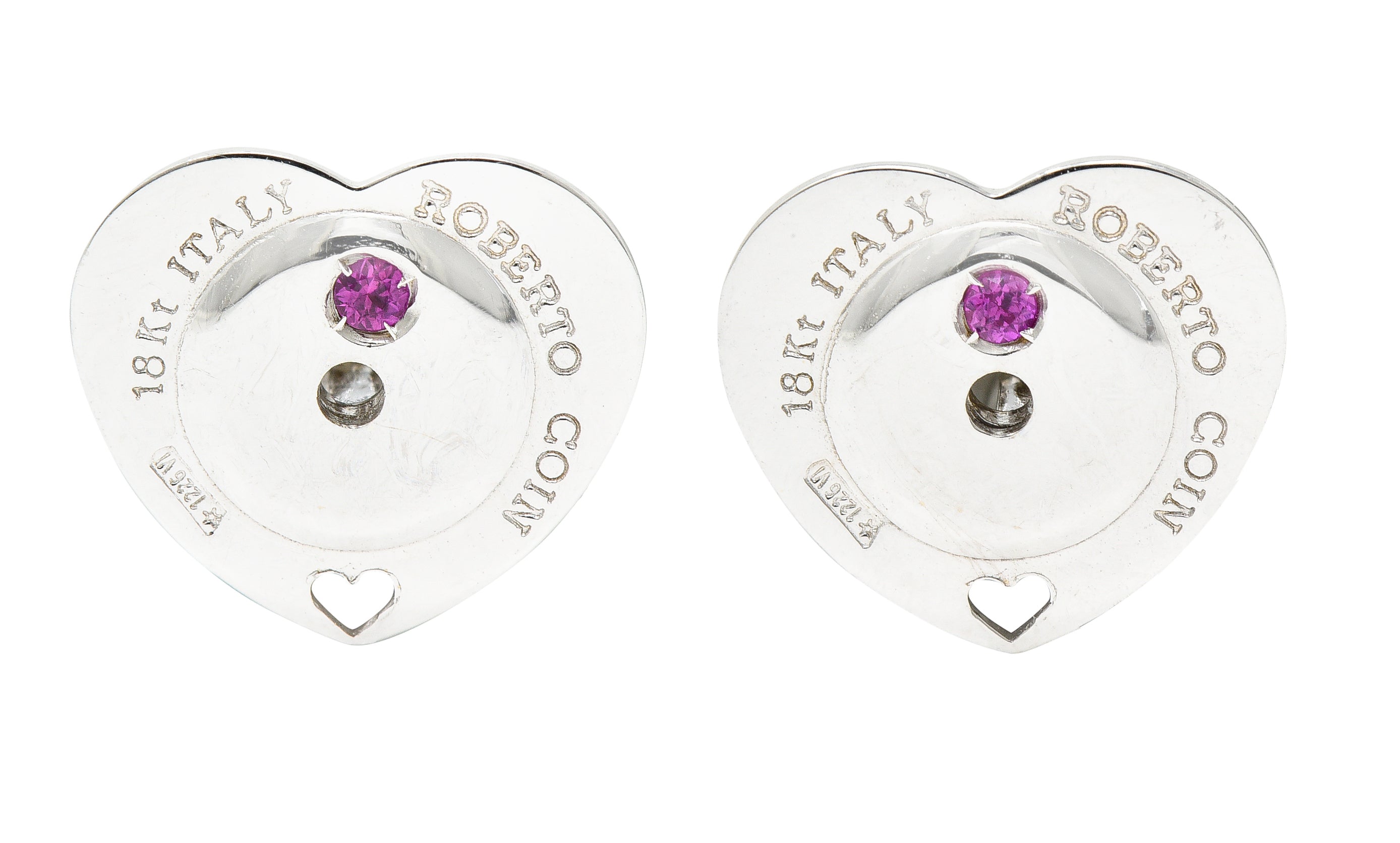 Roberto Coin 1.69 CTW Diamond 18 Karat White Gold Cento Drop Earrings Wilson's Estate Jewelry
