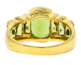 Vintage 4.21 CTW Peridot 18 Karat Gold Gemstone RingRing - Wilson's Estate Jewelry